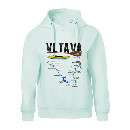 Mapa řeky Vltavy