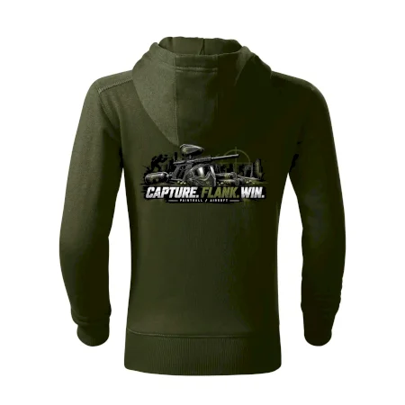 Taktika capture flank win paintball
