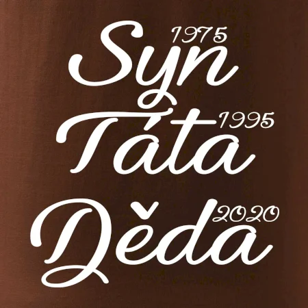Syn, táta děda - vaše ročníky