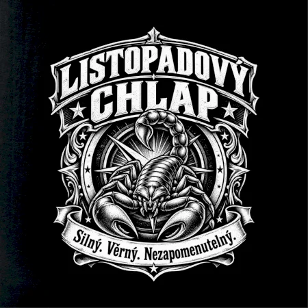 Listopadový chlap se štířím erbem