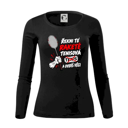 Badmintonová raketa není tenisová