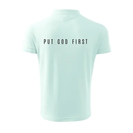 Put God first slabý nápis