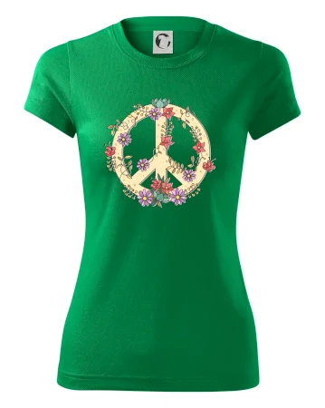 Peace symbol pískový