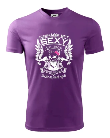 Nesnáším být sexy - motorkářka