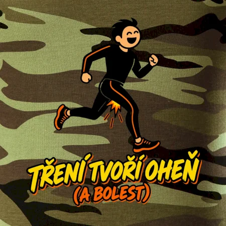 Běžecké tření tvoří oheň
