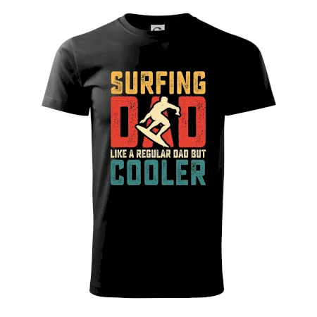 Surfing dad like a regular dad but cooler