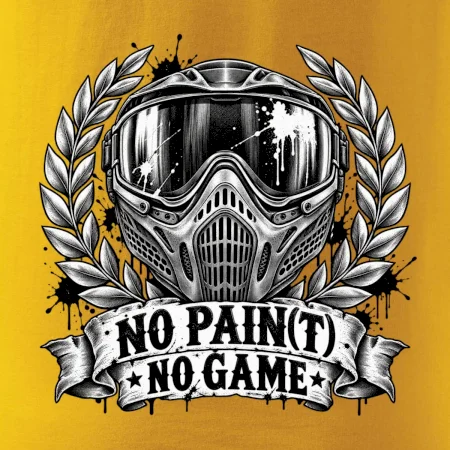 Motiv no paint no game s maskou