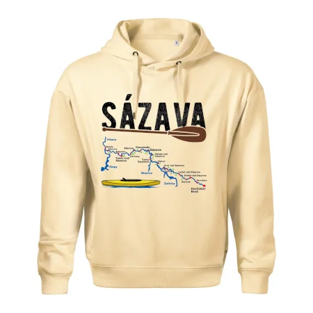Mapa řeky Sázavy