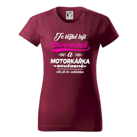 Je těžké být princezna - motorkářka