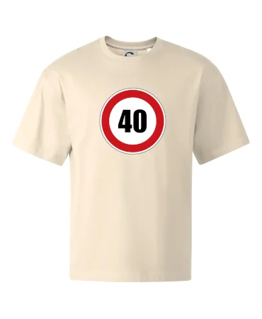Dopravní značka - omezení rychlosti 40