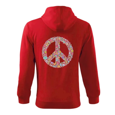 Peace symbol lístečky