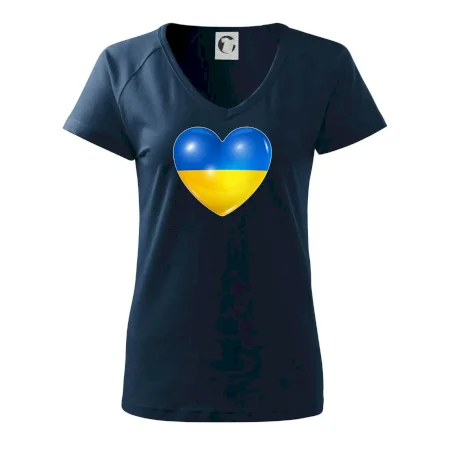 Ukrajina srdce vlajka