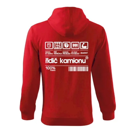 Čárový kód řidič kamionu