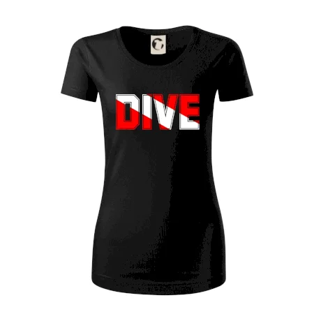Dive nápis vlajka