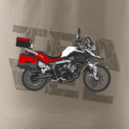 Cestovní enduro červená