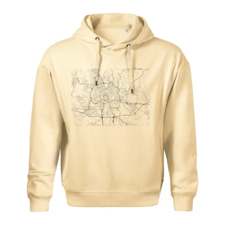 Černobílá mapa Brno
