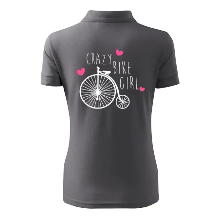 Crazy bike girl