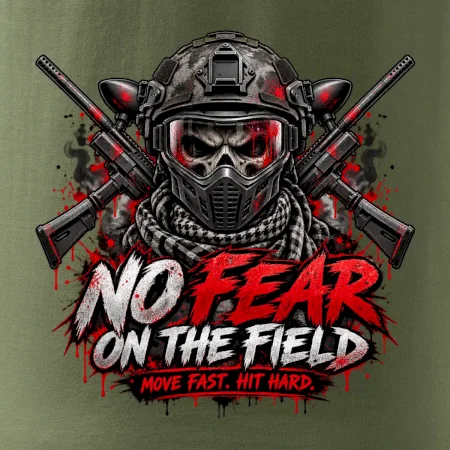 Lebka bojovníka no fear paintball