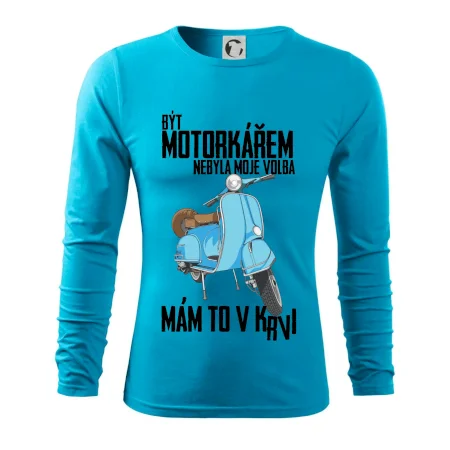 Být motorkářem nebyla moje volba skútr