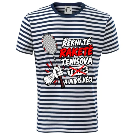 Badmintonová raketa není tenisová