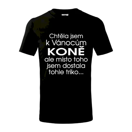 Chtěla jsem k Vánocům koně