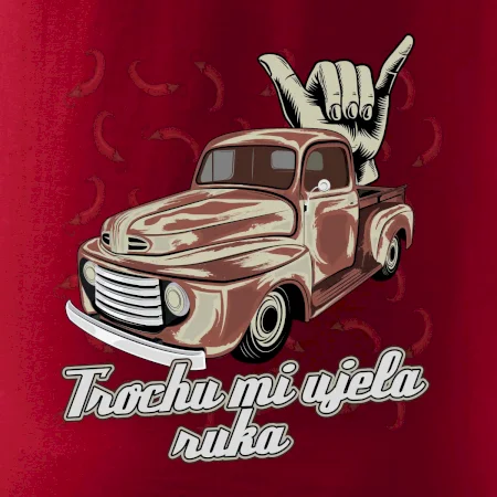 Trochu mi ujela ruka