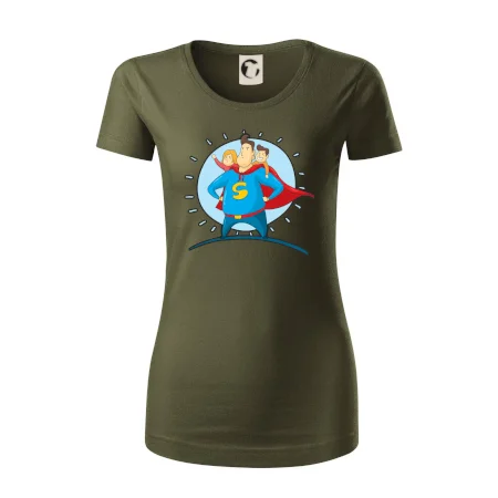 Táta superman - holka a kluk