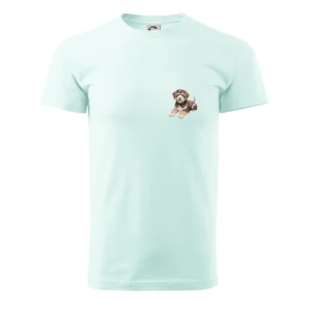 Lagotto romagnolo ležicí vyšívaný na prsu