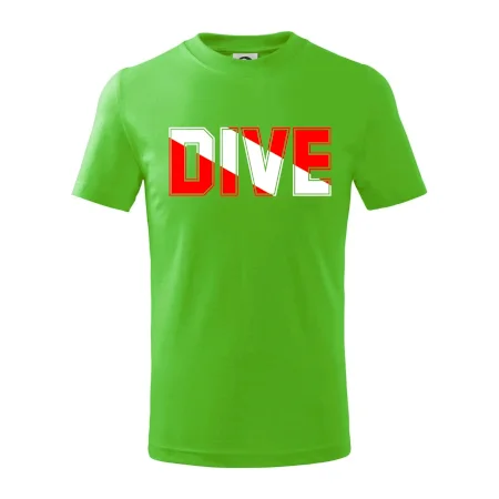 Dive nápis vlajka