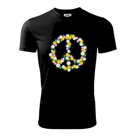 Peace symbol kopretiny