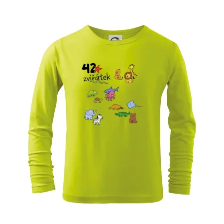 Tričko + 42 nažehlovacích zvířátek