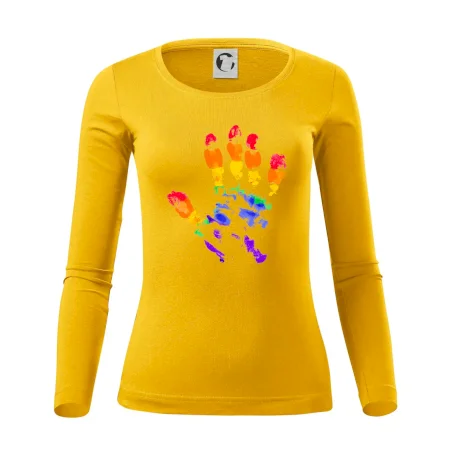 LGBT hand print