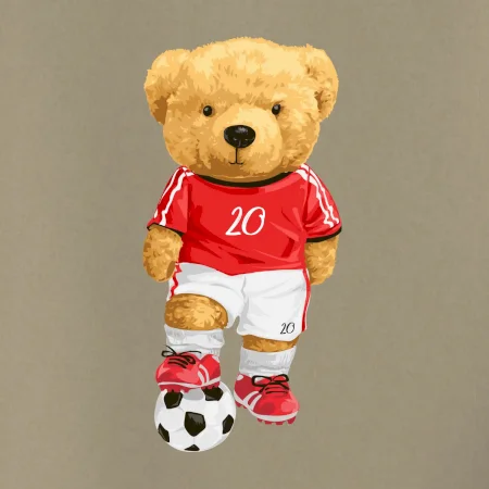 Fotbalista medvídek číslo