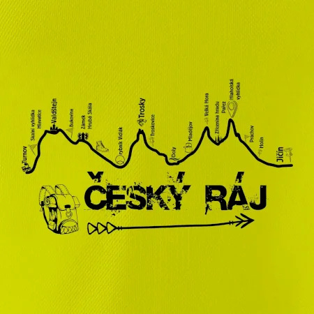 Profil kopce - Český ráj