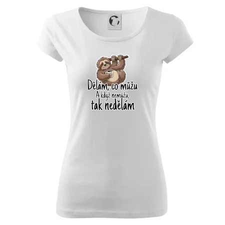 Dělám, co můžu. A když nemůžu, tak nedělám.
