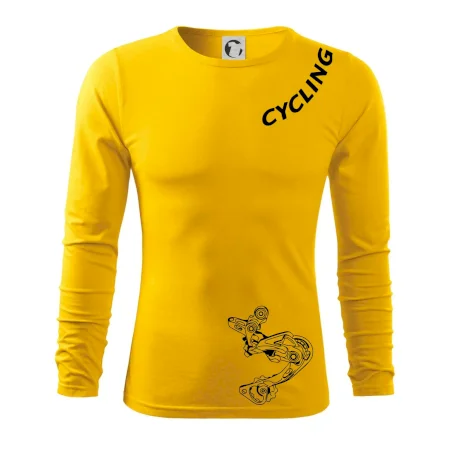 Cycling nápis šikmo