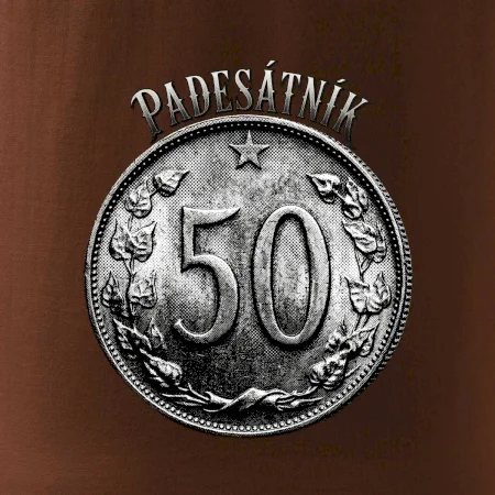 Padesátník 1963 - 1978 s nápisem
