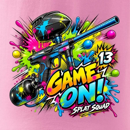 Barevná exploze game on paintball