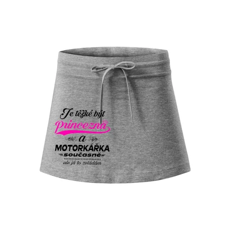 Je těžké být princezna - motorkářka