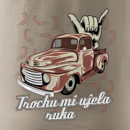 Trochu mi ujela ruka