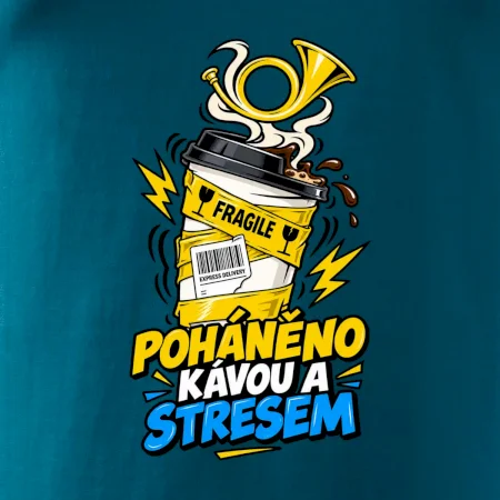Poháněno kávou a stresem