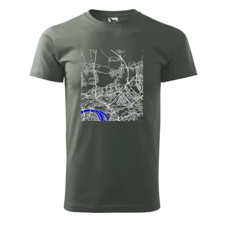 Praha 18200 - Mapa s vodními toky