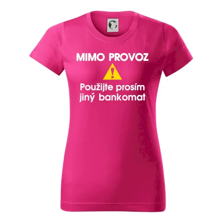 Mimo provoz - použijte jiný bankomat
