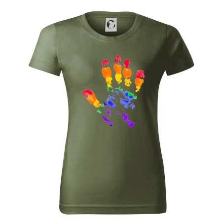 LGBT hand print