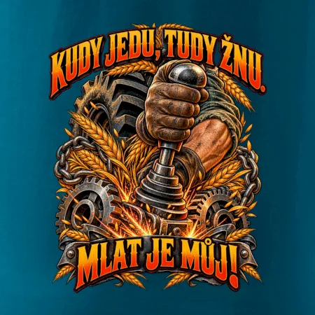 Kudy jedu tudy žnu řadicí páka traktoru