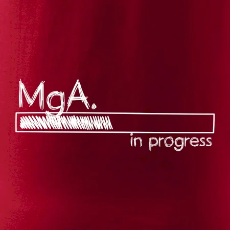 In progress titul MgA.  magistr / magistra umění