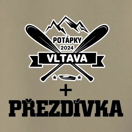 Na vodu - pádla hory (vlastní nápis)