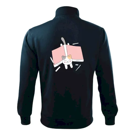 Učení na státnice kočka
