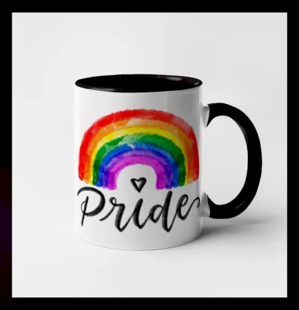 Duha pride kreslená