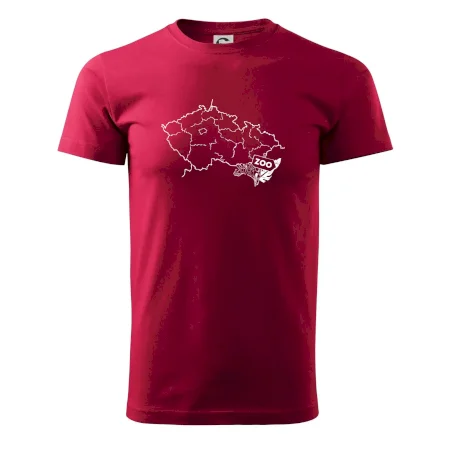 Tričko s mapou + ZOO nažehlovačky